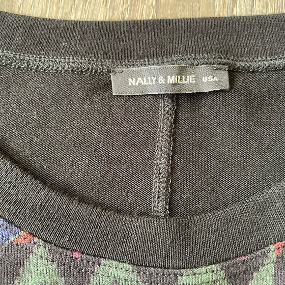 Nally & Millie USA Womens Aztec Pullover Swetaer Half Sleeve One Size - Picture 4 of 6